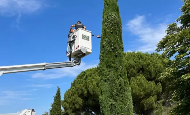 La nacelle a permis plus de précision et un travail net.